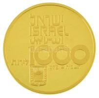 Izrael 1978. 1000L Au "A függetlenség 30. évfordulója" (12,02g/0.900) T:AU (eredetileg PP)...