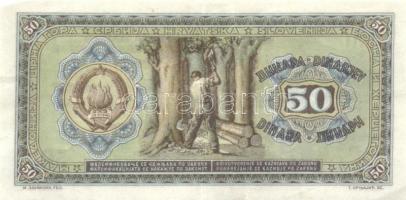 Jugoszlávia 1946. 50D II.kiadás T:II