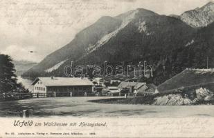 Urfeld am Walchensee with the Herzogstand mountain (EK)
