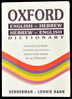 Oxford English-Hebrew, Hebrew-English dictonary. Editor: Ya'acov Levy. 1995, Kernerman - Lonnie Kahn. Angol és héber nyelven. Kiadói papírkötés.