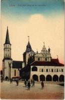 Lőcse, Levoca; Római katolikus templom, Városháza / Catholic church, town hall (EK)