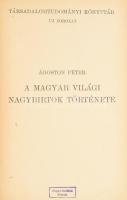 Ágoston Péter: A magyar világi nagybirtok története. Társadalomtudományi Könyvtár. Bp., 1913, Grill Károly, X+322 p. Korabeli egészvászon-kötés,első előzéklap kijár, egyébként jó állapot Ex librissel