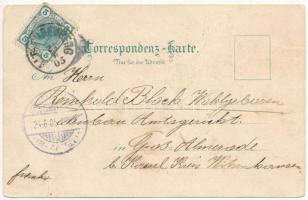 1905 Nordböhmen, Severní Cechy; Rauchberg, Pickelstein, Ruine Tollenstein, Tannenberg, Spitzberg, Jü...