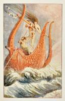 Ady Endre válogatott versei. Vál.: Dóczy Jenő. Jaschik Álmos illusztrációival. Bp., 1921, Pallas, 23...