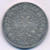 Ausztria 1907. 5K Ag "Ferenc József" T:VF,F patina
Austria 1907. 5 Corona Ag "Franz ...