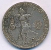 Ausztria 1908. 5K Ag "Ferenc József - Jubileum" T:XF patina, ph.
Austria 1908. 5 Corona A...