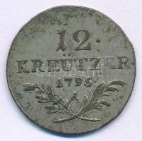 Ausztria 1795A 12kr Ag T:XF,VF patina, ph. Austria 1795A 12 Kreutzer Ag C:XF,VF patina, edge error Krause KM#2137