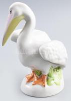 Drasche pelikán. Jelzett, minimális kopottsággal, m: 14,5 cm