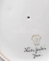 Drasche pelikán. Jelzett, minimális kopottsággal, m: 14,5 cm