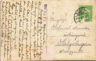 1914 Losonc, Lucenec; Csónakázó tér és tó / lake. photo (fl)