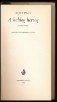 Oscar Wilde: A boldog herceg és más mesék. Ford.: Lengyel Balázs. Bp., 1965, Magyar Helikon. Kiadói ...
