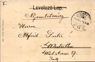 1908 Budapest I. Szent István napi körmenet 1904 augusztus 20-án a várban. Taussig Arthur 5419. TCV ...