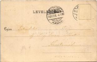 1901 Kalocsa, Törvényszéki palota, Jezsuita templom és zárda. Art Nouveau (EK)