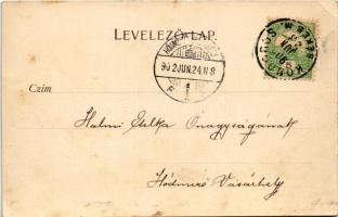 1902 Kondoros (Békés), Fő utca, Piac tér, Nagy Sándor üzlete (EK)