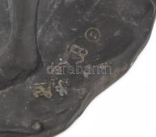 Táncosnő. Rezin, jelzett, kis kopással, m: 39 cm