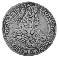 1698K-B Tallér Ag I. Lipót Körmöcbánya (27,92g) T:VF / Hungary 1698K-B Thaler Ag Leopold I Kremnitz (27,92g) C:VF Huszár: 1374., Unger II.: 1022.a