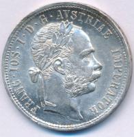 Ausztria 1877. 1Fl Ag Ferenc József T:AU ph Austria 1877. 1 Florin Ag Franz Joseph C:AU ph Krause KM#2222