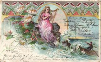 The song of the Loreley litho (EK small tear)