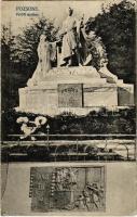 1912 Pozsony, Pressburg, Bratislava; Petőfi szobor. Kaufmann kiadása / monument, statue (EK)