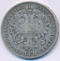 Ausztria 1857A 1Fl Ag "Ferenc József" T:F patina
Austria 1857A 1 Florin Ag "Franz Jo...