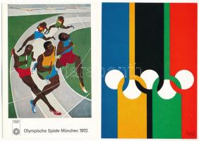 1972. évi München-i nyári olimpiai játékok - 36 db modern postatiszta képeslap / 1972 Summer Olympics in Munich - 36 modern unused postcards