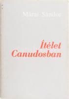 Márai Sándor: Ítélet Canudosban. München, 1981. Újváry "Griff" Kiadás. Kiadói papírkötésben, néhány ragasztott oldallal.