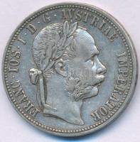 Ausztria 1888. 1Fl Ag "Ferenc József" T:XF  Austria 1888. 1 Florin Ag "Franz Joseph" C:XF  Krause KM#2222