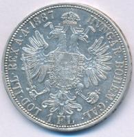 Ausztria 1887. 1Fl Ag "Ferenc József" T:AU
Austria 1887. 1 Florin Ag "Franz Joseph&q...
