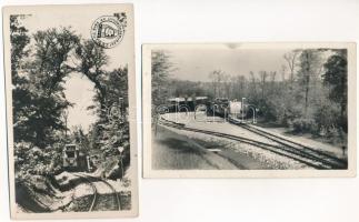 5 db MODERN magyar vasúti képeslap: MÁV, Széchenyi-hegy, Gyermekvasút, Úttörővasút, motorvonatok, Hű...