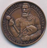 Buda István (1952-) 1987. "MÉE Budapest - Pálfy Tamás Palotai Várkapitány" bronz emlékérem (42,5mm) T:UNC Adamo BP23