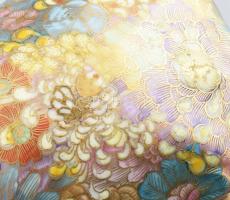 Bereznay Vilma: szecessziós cukordoboz. Kézzel festett, jelzett, hibátlan 13x9 cm