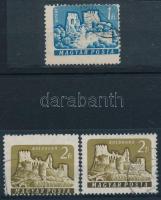 1961 Várak 1Ft, 2Ft képbe fogazva