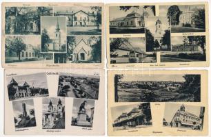 8 db RÉGI magyar vasútállomás képeslap vegyes minőségben: Kiskunfélegyháza, Barcs, Verőce, Kaposvár,...