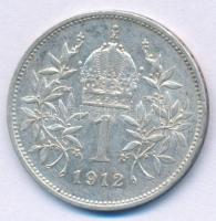 Ausztria 1912. 1K Ag "Ferenc József" T:XF patina
Austria 1912. 1 Corona Ag "Franz Jo...