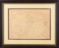 Gyarmathy Tihamér (1915-2005): Arányok, 1979. Tus, papír. Jelezve jobbra lent. Hátoldalán R 79/5 éle...