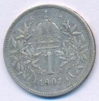 Ausztria 1901. 1K Ag "Ferenc József" T:XF,VF
Austria 1901. 1 Corona Ag "Franz Joseph...