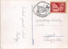 1948 Bélyegnap / Hungarian stamp day + So. Stpl s: Cziglényi Ádám (EK)