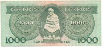 1983. november 10. 1000Ft "D" T:F szép papír Adamo F45.2