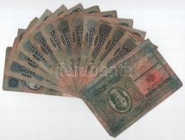 1912. 100K + 1913. 20K I. és II. kiadás (11x) + 1915. 10K T:F,VG