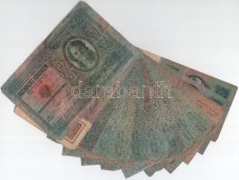 1912. 100K + 1913. 20K I. és II. kiadás (9x) + 1914. 50K + 1915. 10K (2x) T:F,VG