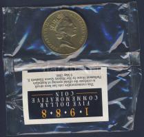 Ausztrália 1988. 5$ "Parlament megnyitása" T:1 Eredeti vákumcsomagolásban!