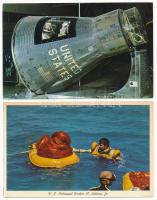 5 db MODERN űrhajós képeslap: Amerikai űrrepülés / 5 modern American astronauts and spaceshuttle mot...