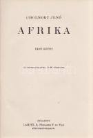 Cholnoky Jenő: 
Afrika I-II. kötet. [Teljes.]
Budapest, [1930]. Lampel R. - Wodianer F. és Fiai (F...