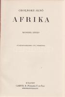 Cholnoky Jenő: 
Afrika I-II. kötet. [Teljes.]
Budapest, [1930]. Lampel R. - Wodianer F. és Fiai (F...