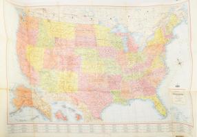 Rand McNally - 50 State Map of the United States of America / Amerikai Egyesült Államok (USA), nagyméretű térkép, 131x88 cm