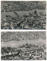 Budapest - 4 db MODERN város képeslap: látképek, Országház, Parlament, Kossuth híd (Képzőművészeti Alap)