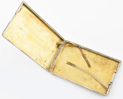 Ezüst cigaretta tárca, Jelzett, 190 g 12x18 cm