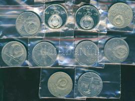 Szovjetunió 1987-92. 1R (10x) mind klf motívummal, benne 2db vákumcsomagolásban! T:2,PP (2x)