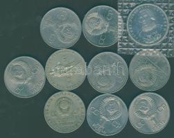 Szovjetunió 1970-93. 1R (10x) mind klf motívummal, benne 1db vákumcsomagolásban! T:2,PP (1x)