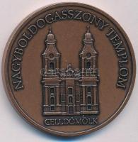 DN "Nagyboldogasszony templom Celldömölk" bronz emlékérem (42,5mm) T:UNC